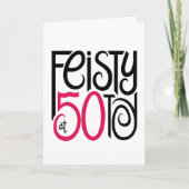 Feisty bij 50 Kaart (Voorkant)