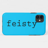 Feisty Case-Mate iPhone Case (Achterkant (horizontaal))