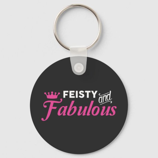 Feisty en Fabulous Sleutelhanger (Voorkant)
