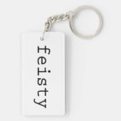 Feisty sleutelhanger (achterkant)