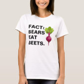 Feit: Beren Eat Beets T-shirt (Voorkant)