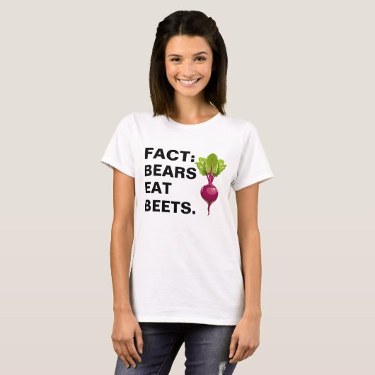 Feit: Beren Eat Beets T-shirt (Voorkant volledig)