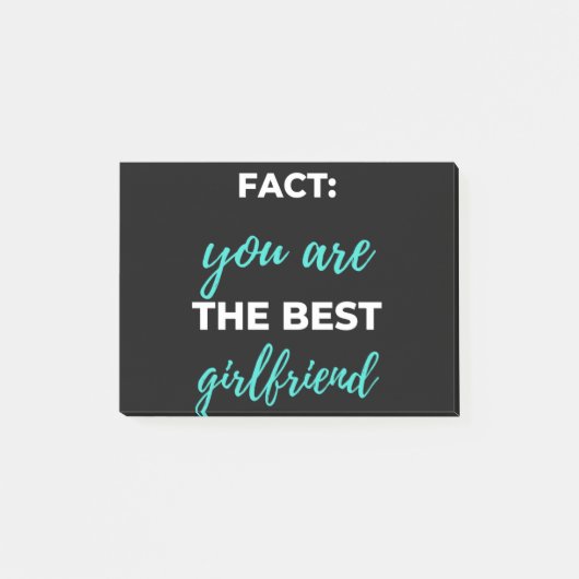 Feit: Je bent het beste Vriendin Post-it® Notes (Voorkant)