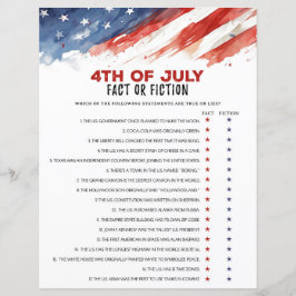 Feit of Fictie 4 juli Party Game