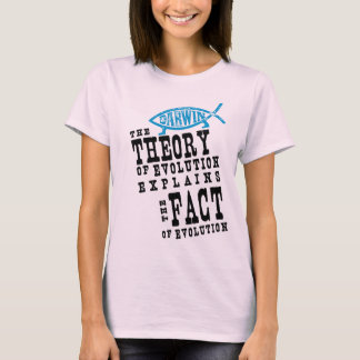 Feit van evolutie t-shirt