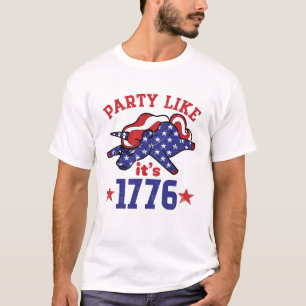 Feitelijk 1776 grappige 4 juli t-shirt