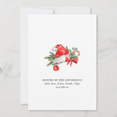 Feitelijke kerstfeestdag kaart (Achterkant)