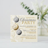 Feitelijke uitnodiging voor kerstfeest (Staand voorkant)
