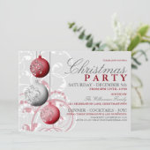 Feitelijke uitnodiging voor kerstfeest (Staand voorkant)