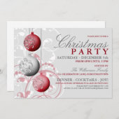 Feitelijke uitnodiging voor kerstfeest (Voorkant / Achterkant)