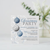 Feitelijke uitnodiging voor kerstfeest (Staand voorkant)