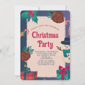 Feitelijke uitnodiging voor kerstfeest (Voorkant)