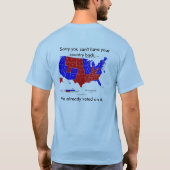 Feiten en wetenschap t-shirt (Achterkant)