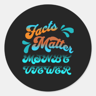 Feiten MSNBC Viewer Art Sticker