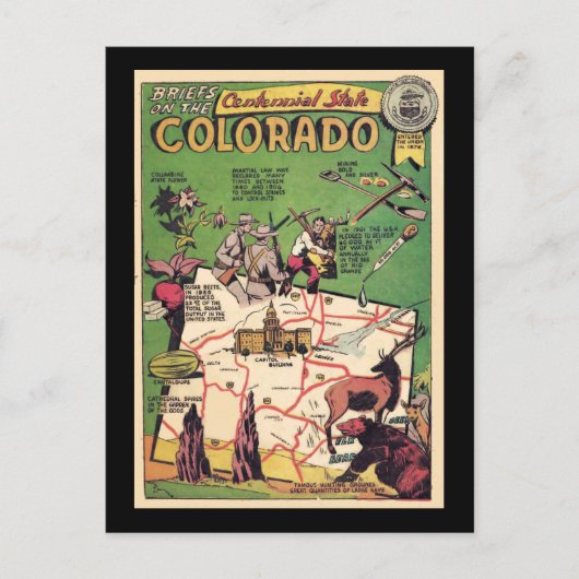 Feiten over Colordao Briefkaart (Voorkant)