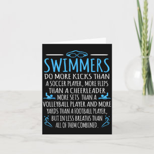 Feiten over zwemmers Funny Zwemmen Zwemcoach Manne Kaart