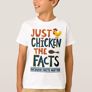 Feiten Probleem Grappige Kip Democraat Activist Sc T-shirt