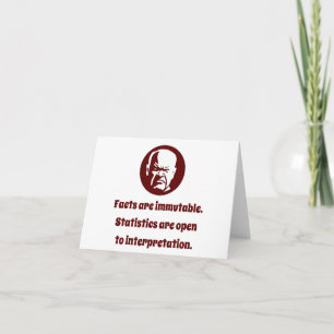 Feiten zijn onveranderlijk - Wisdom Kaart