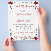 Feitenbrochure voor feestdagen flyer (Hand)