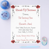 Feitenbrochure voor feestdagen flyer (Enkel)