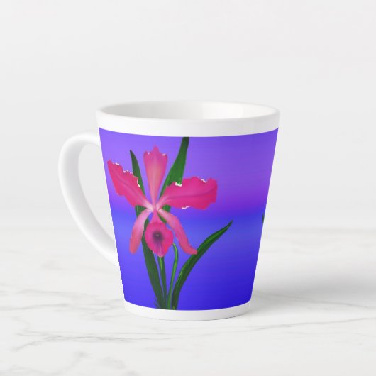 fela ' s orchidee latte mok (Linkerhoek)