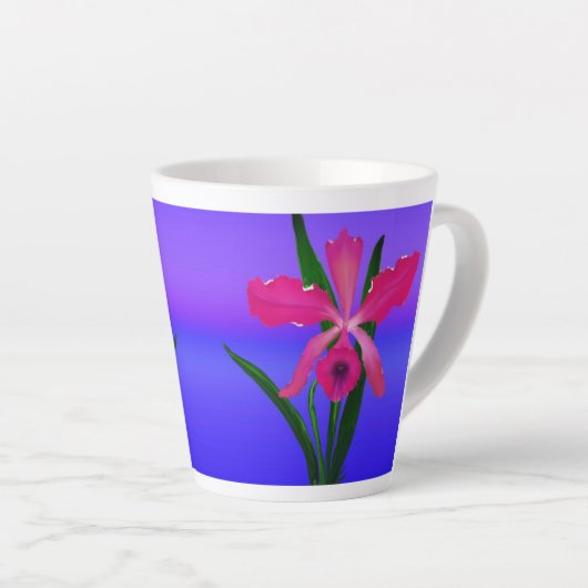 fela ' s orchidee latte mok (Rechterhoek)