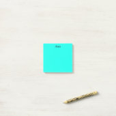 felblauw post-it® notes (Op bureau)