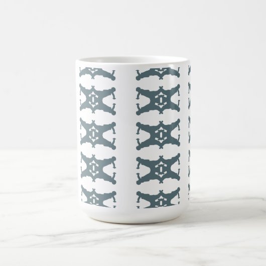 Feldenkrais-Geïnspireerde Rolling Mok - Grijze Mod (Center)