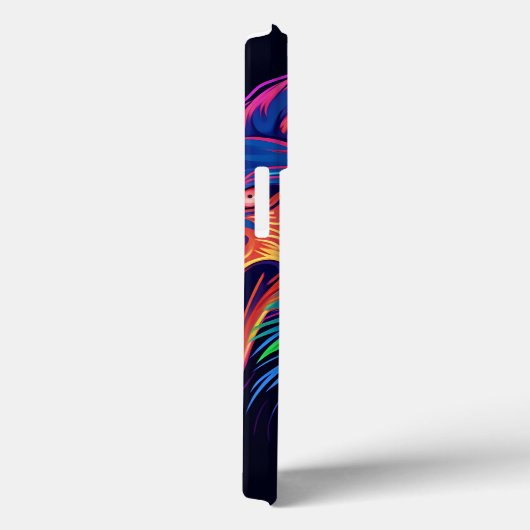 FELGEKLEURDE NEON HALLOWEEN WOLVEN Case-Mate iPhone CASE (Achterkant / Rechts)