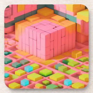 felgekleurde zoetheid bier onderzetter