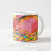 felgekleurde zoetheid extra grote beker (Voorkant rechts)