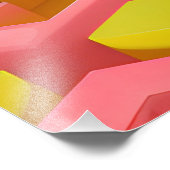 felgekleurde zoetheid foto afdruk (Hoek)