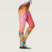 felgekleurde zoetheid leggings (Rechts)
