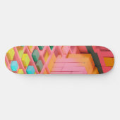 felgekleurde zoetheid skateboard (Horizontaal)