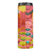 felgekleurde zoetheid thermosbeker (Achterkant)