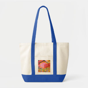 felgekleurde zoetheid tote bag