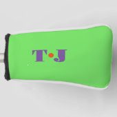 felgroen golfheadcover (Voorkant)
