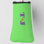 felgroen golfheadcover (Draai 90)