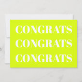 Félicats chartreuse chaux vert blanc carte moderne (Devant)