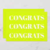 Félicats chartreuse chaux vert blanc carte moderne (Devant / Derrière)