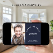 Félicats Grad Photo Homme Marine Faire-part