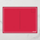 Felices Fiestas Script Holiday Briefkaart (Achterkant)