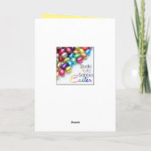 Felices Pascuas Spanish Pasaster Face gemaskerde B Feestdagen Kaart (Achterkant)