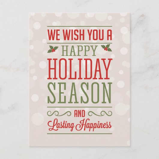 Felicitación de navidad briefkaart (Voorkant)