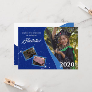 Felicitación o invitación de graduación kaart