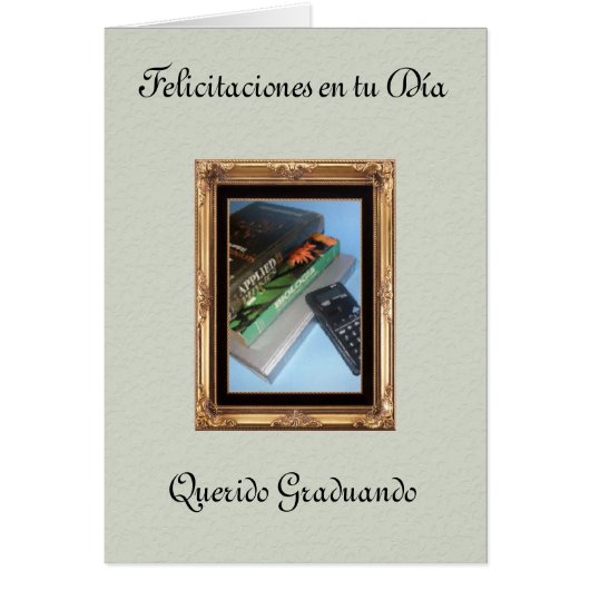 Felicitaciones graduacion (Voorkant)