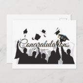 Felicitatie Afstudeerkaart Briefkaart (Voorkant / Achterkant)