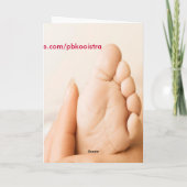 Felicitatie! Baby-Kaart Kaart (Achterkant)