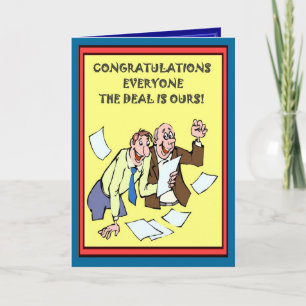 Felicitatie! Goed teamwork! Kaart