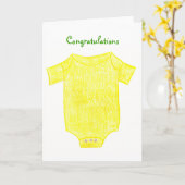 Felicitatie Kaart (Gele Bloem)